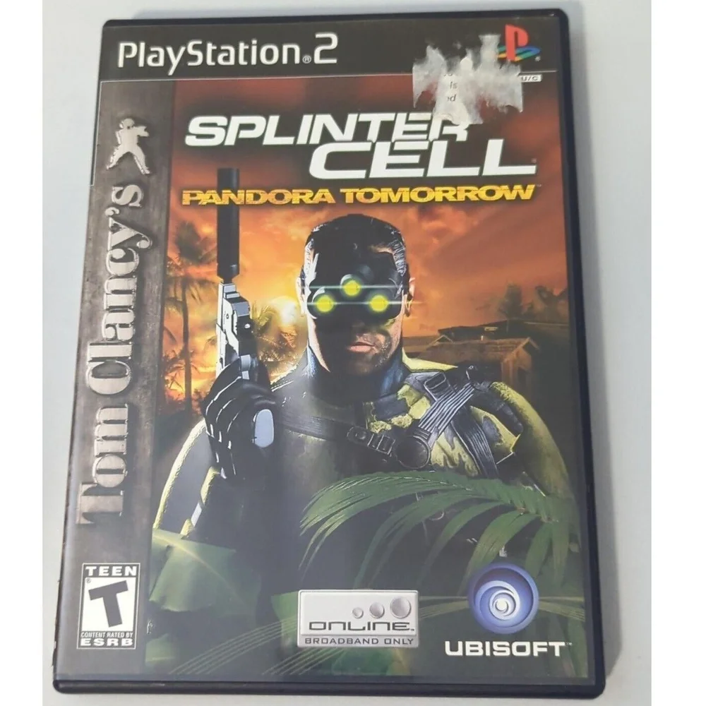Tom Clancy's Splinter Cell: Pandora Tomorrow (Sony PlayStation 2, 2004) Complete